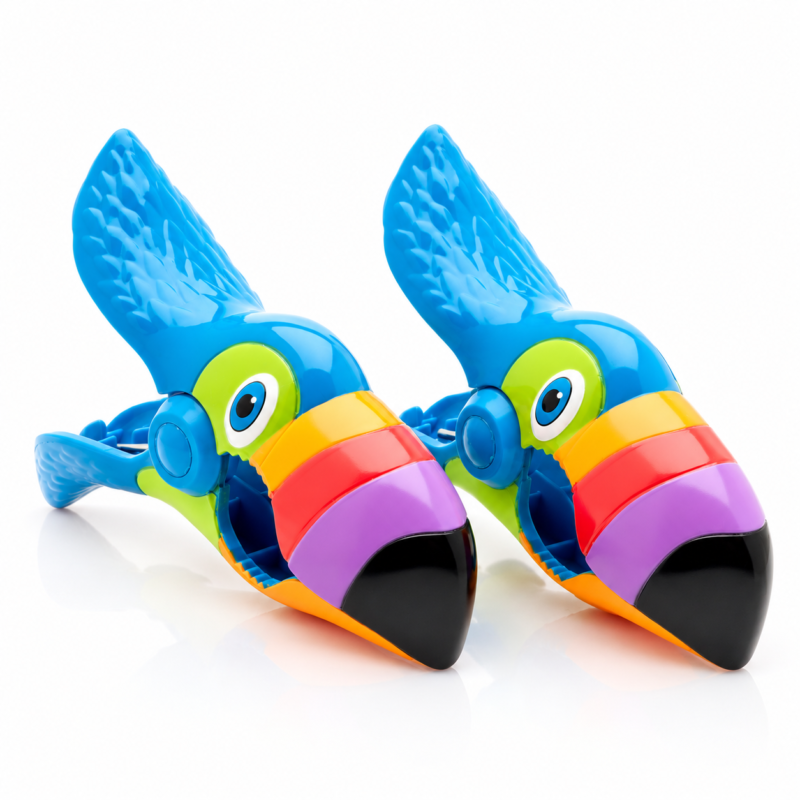 beach towel clips toucans
