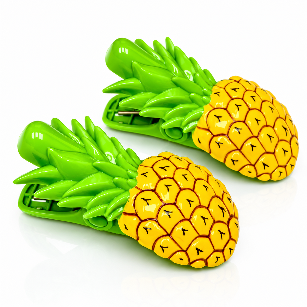 beach towel clips pineapple