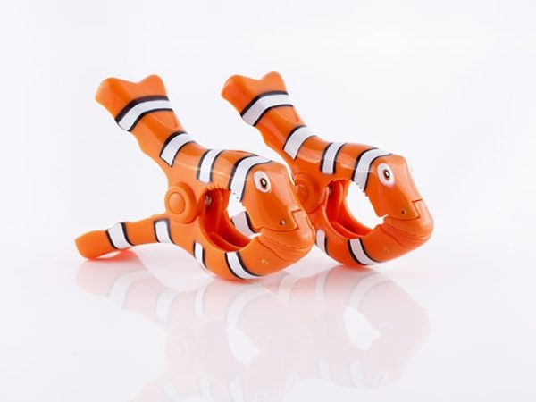 Clown Fish Beach Towel Clips